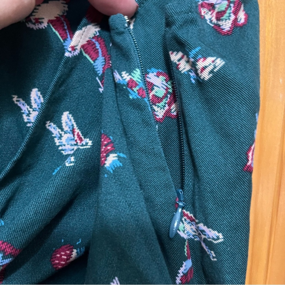 Matilda Jane Evergreen Dream Jumpsuit With Pockets Hummingbird Print NWOT Small - Picture 10 of 15